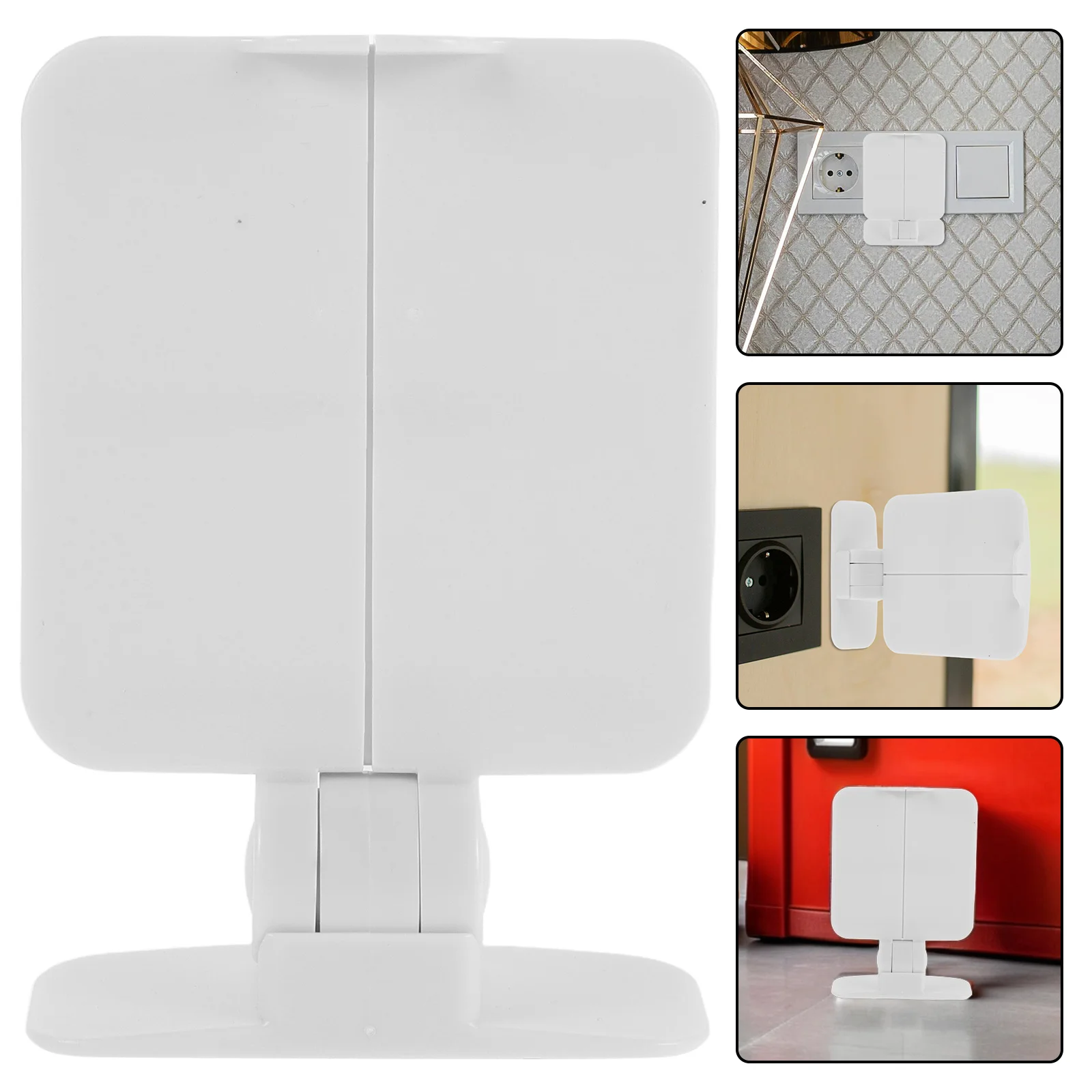 

Blank Outlet Cover Plate Clear Adhesive Wall Socket Protector Dust Proof Safety Plug Covers For Home Office