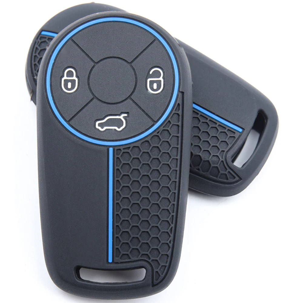 For Ora Funky Cat Genuine Car Key Cover Black Cat Victoria THENEXTORACAR White Cat Protective Silicone Remote Key Case Scratch