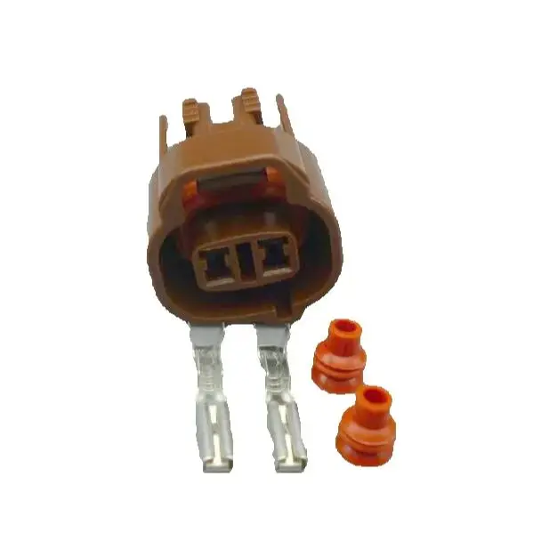 worldgolden  2 Pin 2.0mm brown female fuel Injector Connector 6189-0033