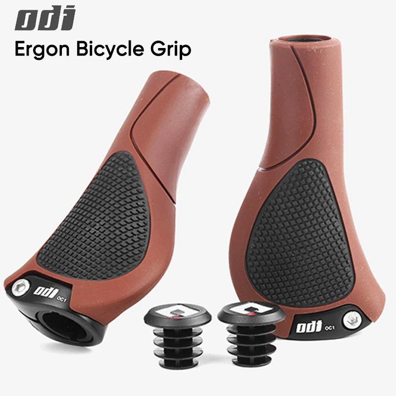 ODI Mtb Bike Gauntlet Bicycle Grips Ergonomics Bicycle Handles BMX Mtb Cuffs Lock on Meat Ball Bicycle Grip Handles for Bicycle