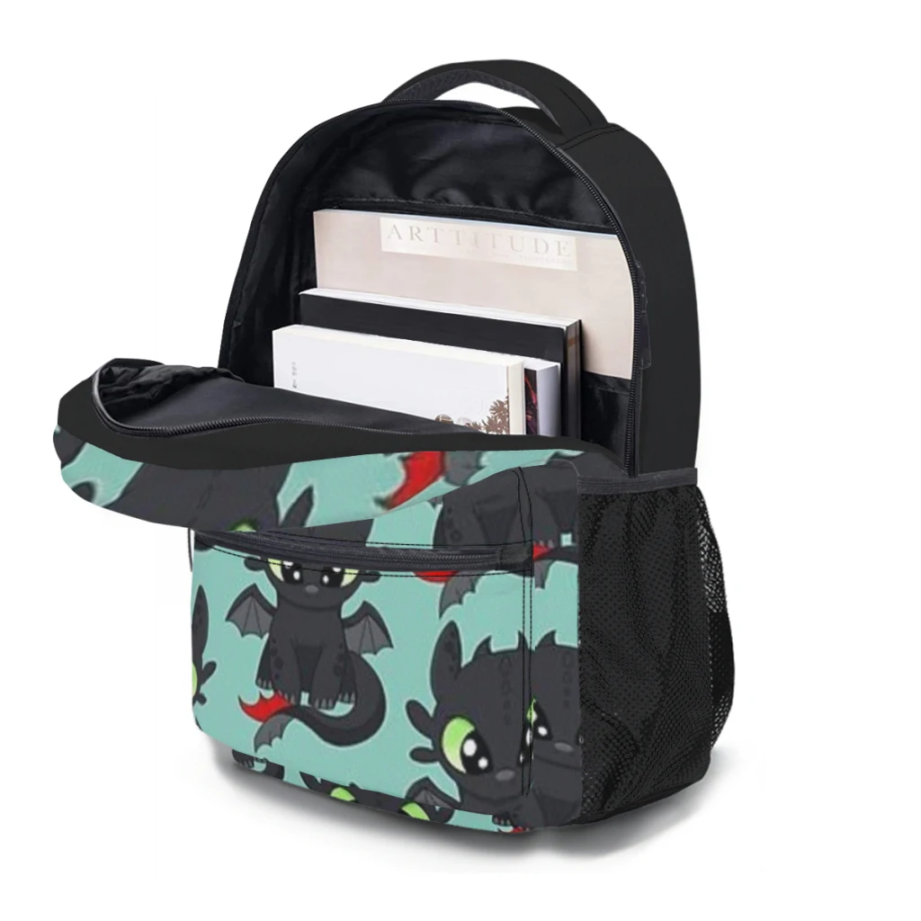 Baby Dragon kids-mochila lavable e impermeable para ordenador, bolsa versátil de gran capacidad, sin dientes, Unisex