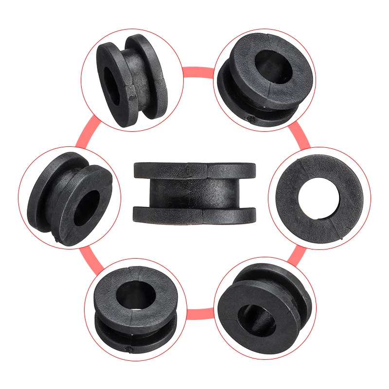 10/20Pcs Universal Motorcycle Fairing Accessories Rubber Grommets Gasket For Honda CBR For Kawasaki Ninja ZX-6R For Suzuki GSXR