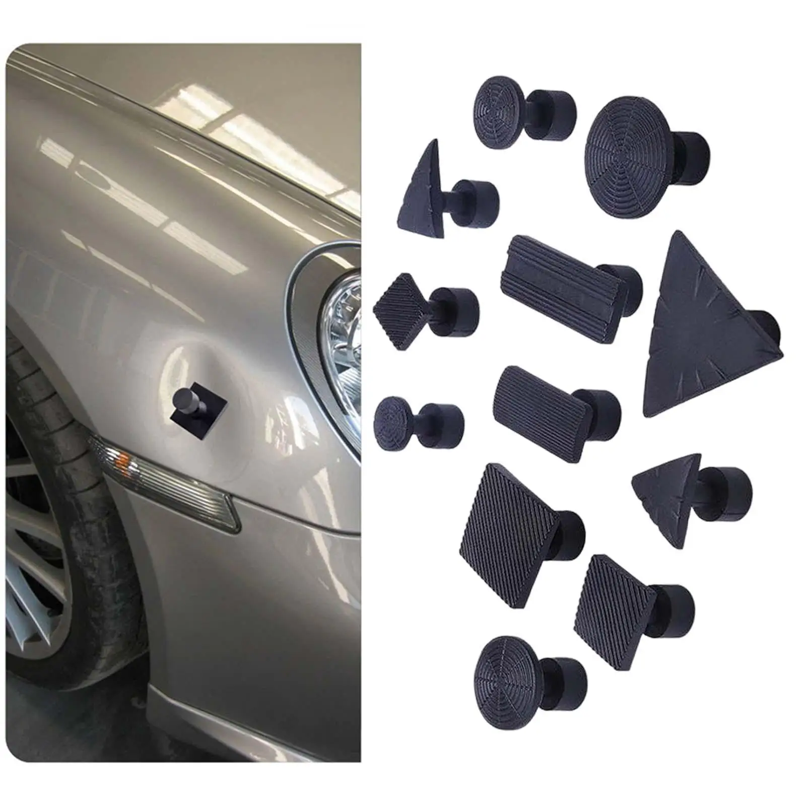 

12x съемник для ремонта вмятин, инструменты для ремонта вмятин для небольших вмятин, без покраски автомобиля