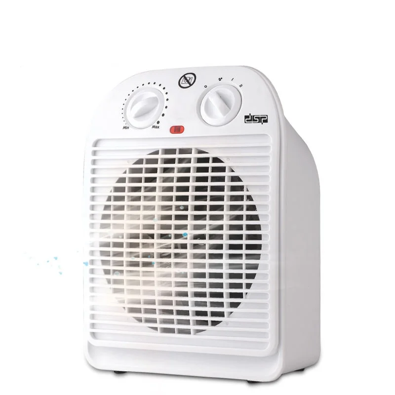 

Настольный офисный вентилятор, компактный портативный электрический тепловентилятор, 2000 Вт, портативный пластиковый бытовой обогреватель