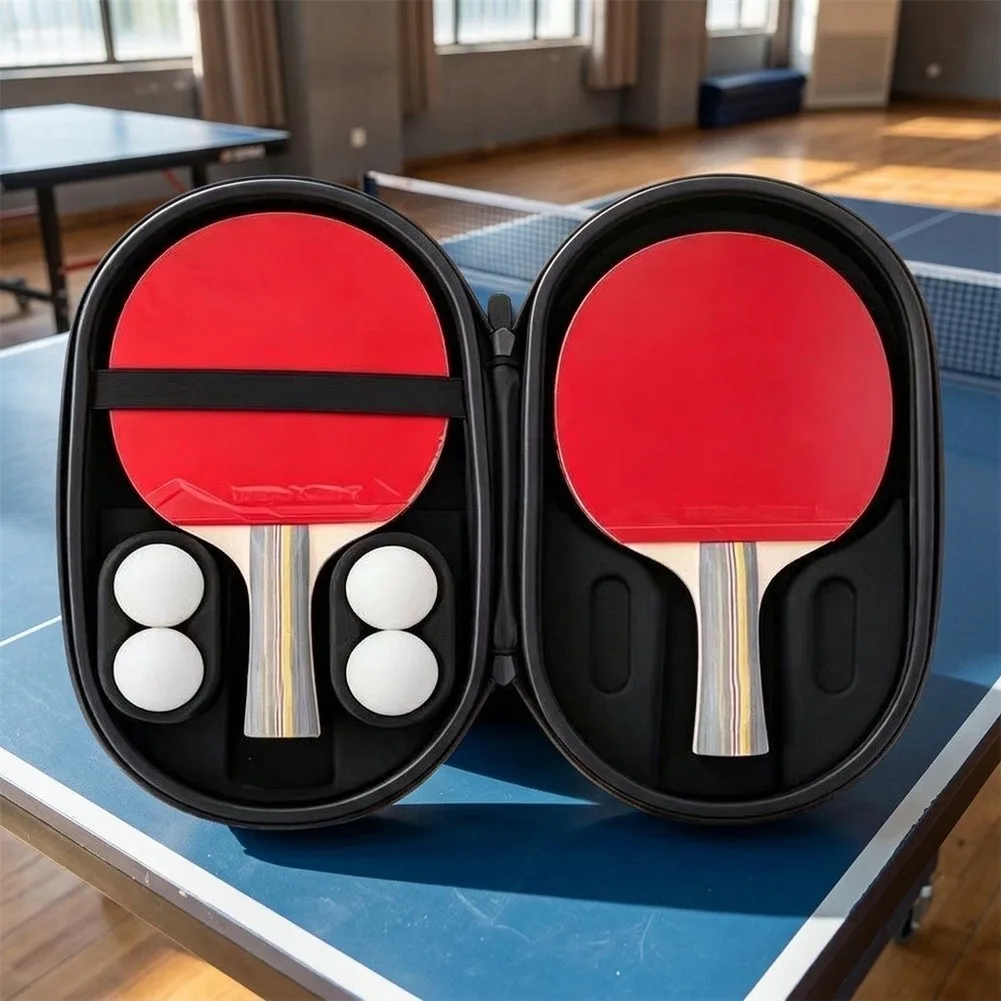 Protective Storage Bag For Table Tennis Racket & For Pickleball Bat Waterproof EVA  Hard Shell Scratch Resistant Carrying Case