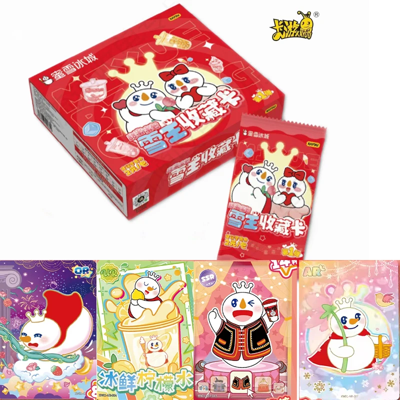 

KAYOU Mi Xue Bing Cheng Snow King Collectible Cards - Sweet Honey Pack 1st Series Lemon Tea Passion Fruit Anime Peripheral Gifts