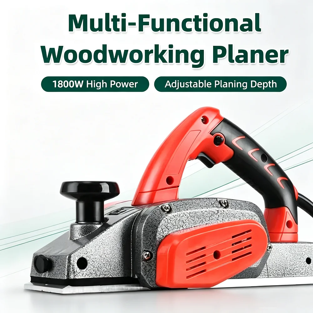 Tungfull Multifunctional Handheld Electric Planer Portable Benchtop Woodworking Tool Press Plane Plate for Smooth Surfaces