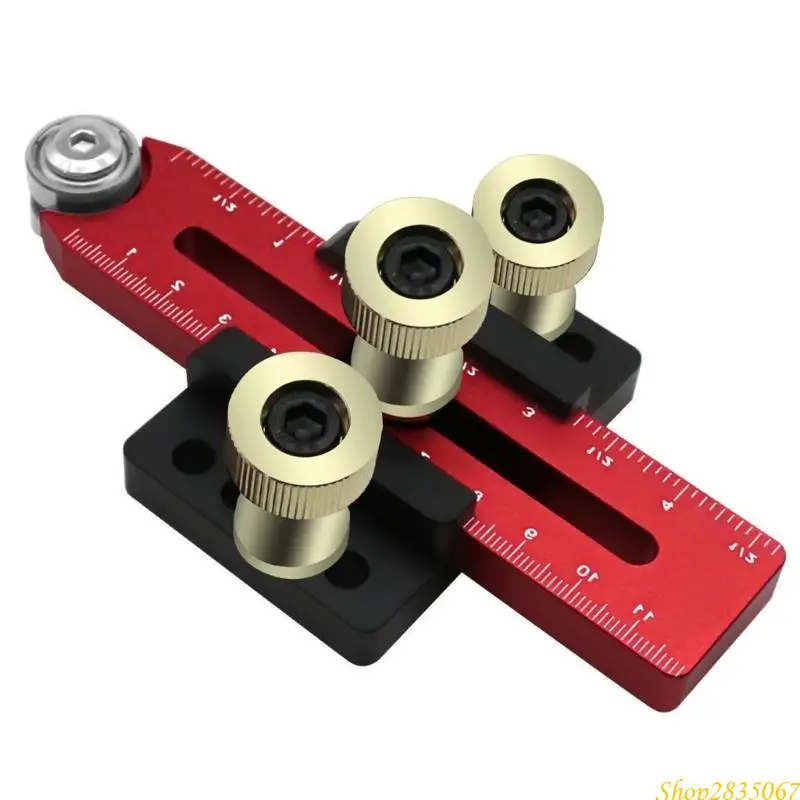 Table Jig Woodworking Tool for Precise Cuts Strong and Sturdy Aluminum Table Jig Guide Cutting Limit Fence 831F