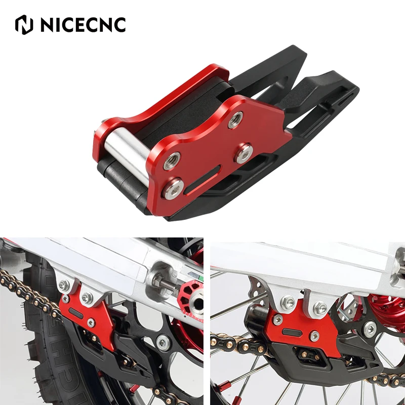 NICECNC Motocross Chain Guide Guard For Honda CRF250 CRF 250 RALLY 2018-2021 CRF250L CRF250M 2012-2021 CRF300L RALLY 2021-2022