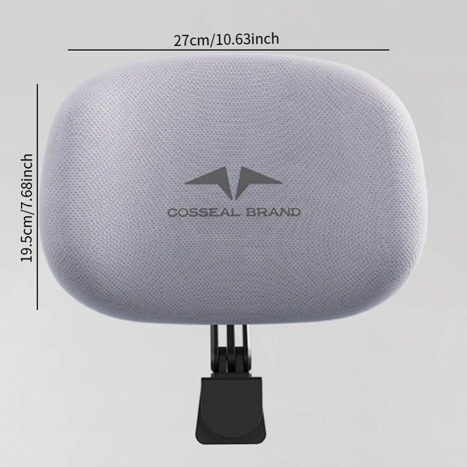 Office Chair Sponge Headrest Attachment Breathable Adjustable Height Angle