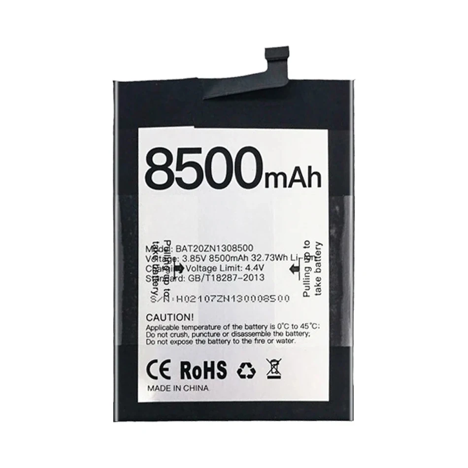 BAT20ZN1308500 8500mAh Replacement Battery For Doogee S86 Pro