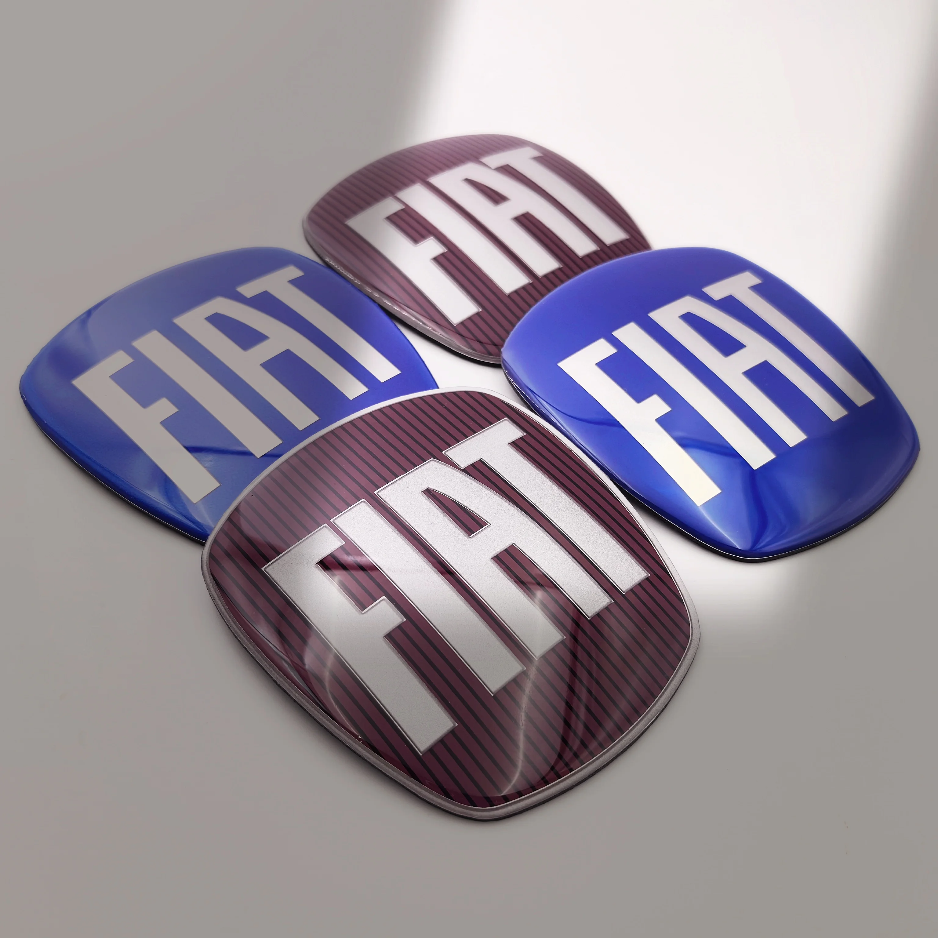 1 pieza 90mm 9cm logo fiat parrilla delantera del coche parachoques trasero puerta trasera emblema del maletero accesorios de estilo para FIAT 120mm 12cm emblema