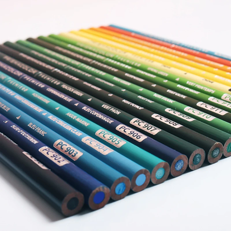 Professioneller Prismacolor-Buntstift, 24-farbige Buntstifte auf Ölbasis für Skizzenmalerei, Atist Student Draw Art Suplies