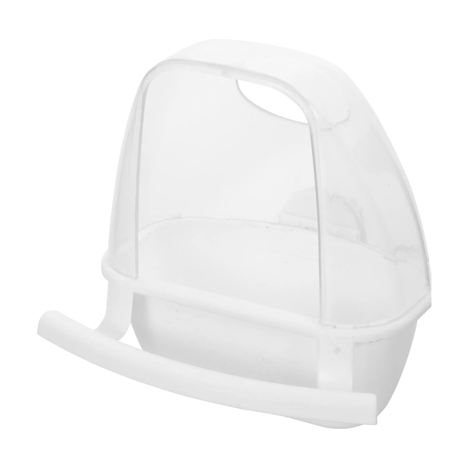 

-Proof Bird Feeder Plastic Food Container Hanging Birdcage Feeder Parrot Feeding Box Bird Food Box