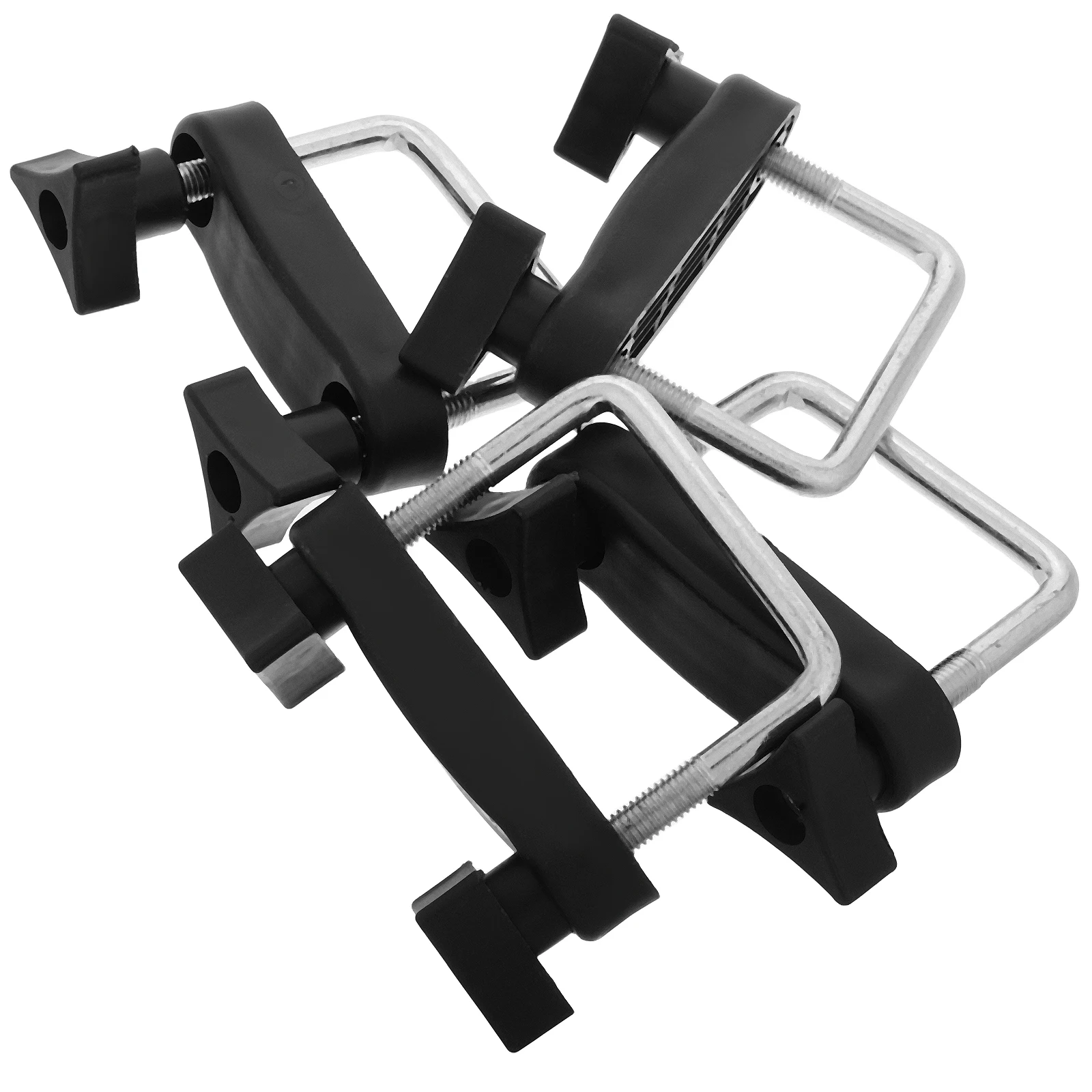 

4pcs Roof Rack Crossbars Clamps Cargo Carrier Clips for Car Luggage Accessories Automotive Rail Topper Durable Secure Fit