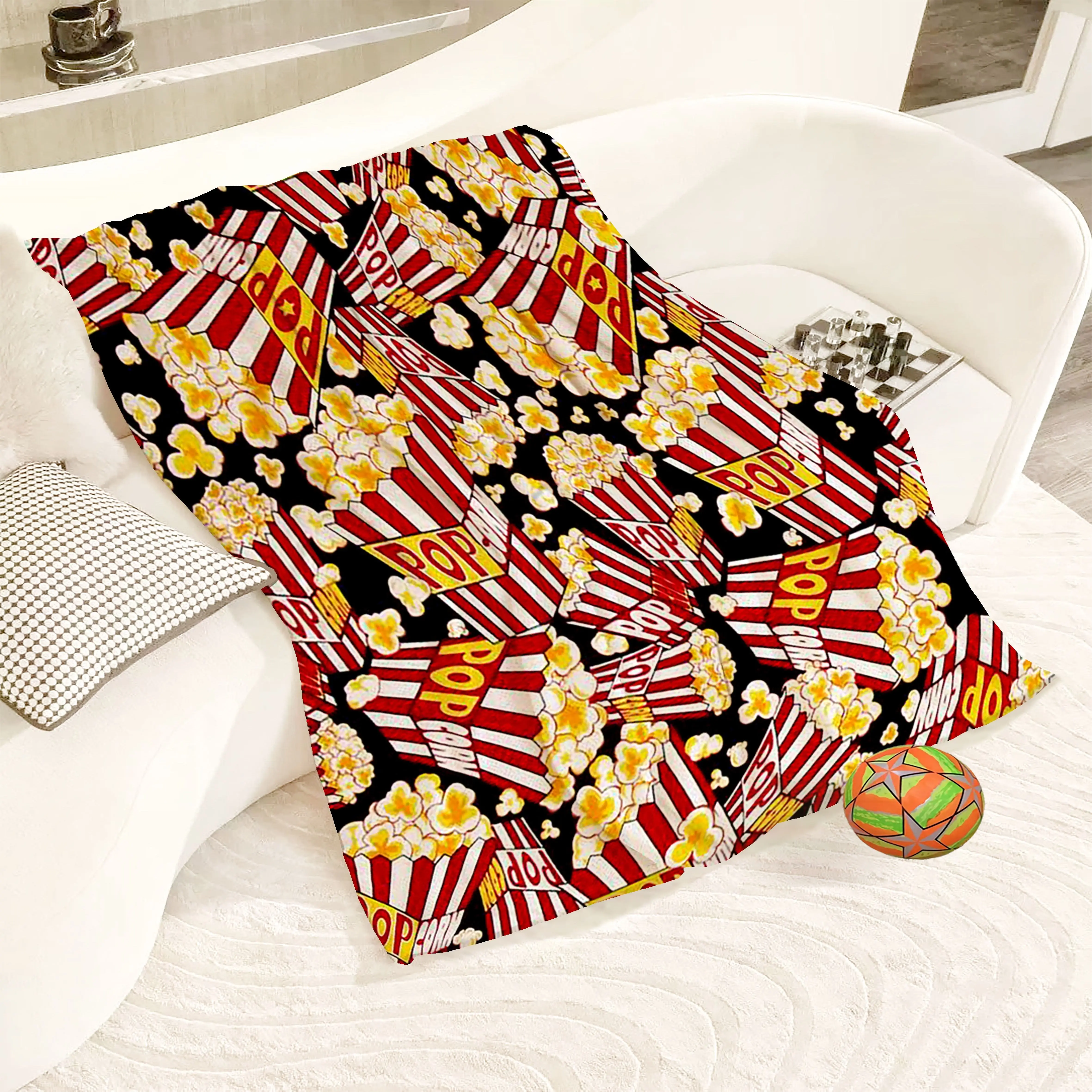 Popcorn Blanket, Cinema Flanne - Home Cinema Food ulasan dan harga