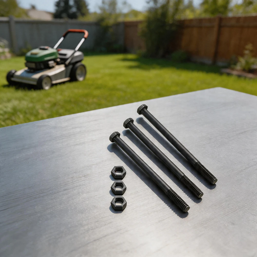 Replacement Spindle Bolt and Nut Kit 3-Pack for Midsize For Mower Models Including 52A STC52A 21KA STG 18KH SW 12B 0001