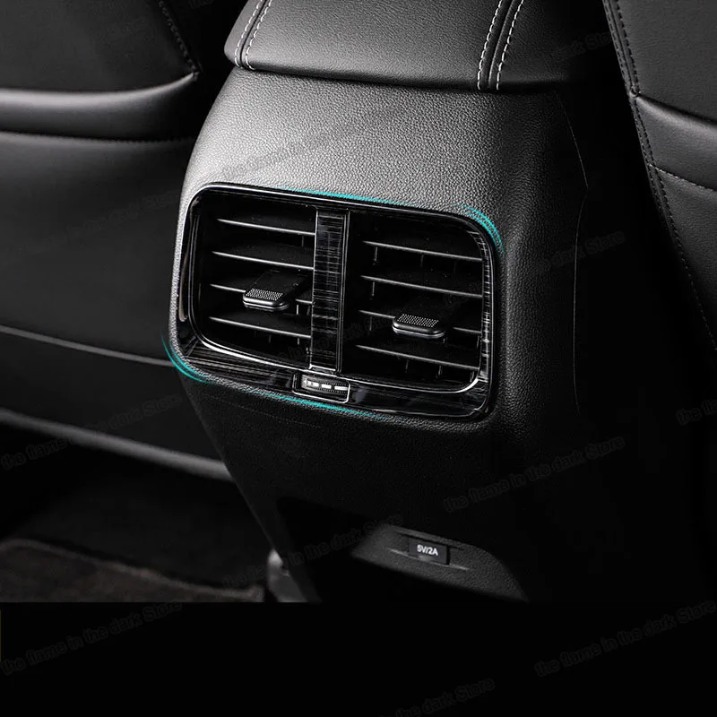 Lsrtw2017 Car Armrest Rear Air Vent Outlet Frame Cover Trim for Chevrolet Captiva 2018 2019 2020 2021 Baojun 530 Accessories