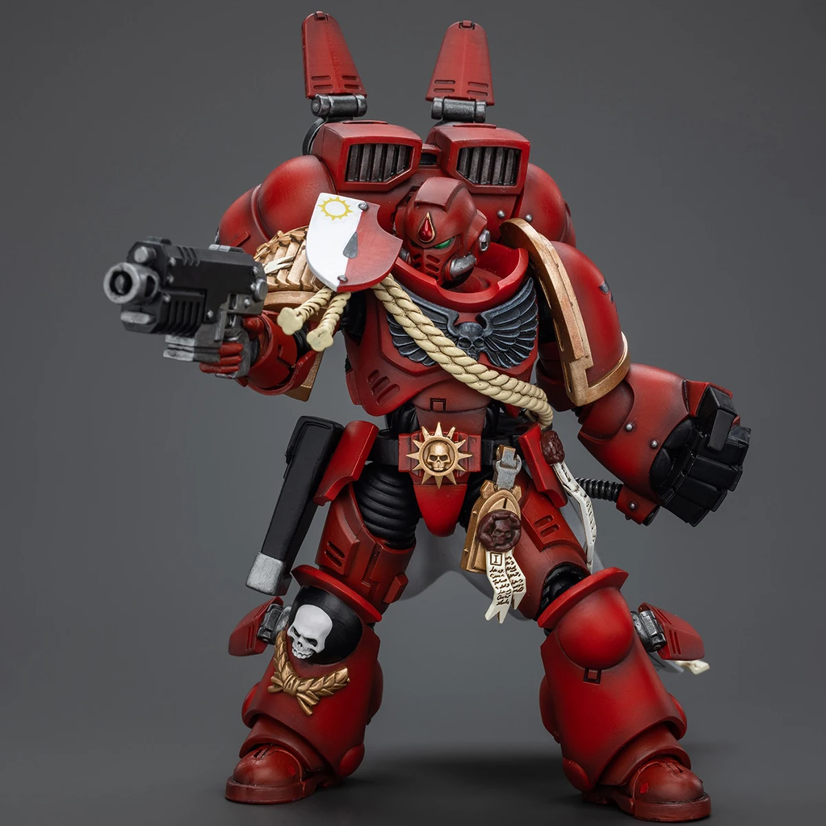 HiPlay JOYTOY Warhammer 40.000 1/18 Capitano degli angeli del sangue con Jump Pack JT4997 Action Figures