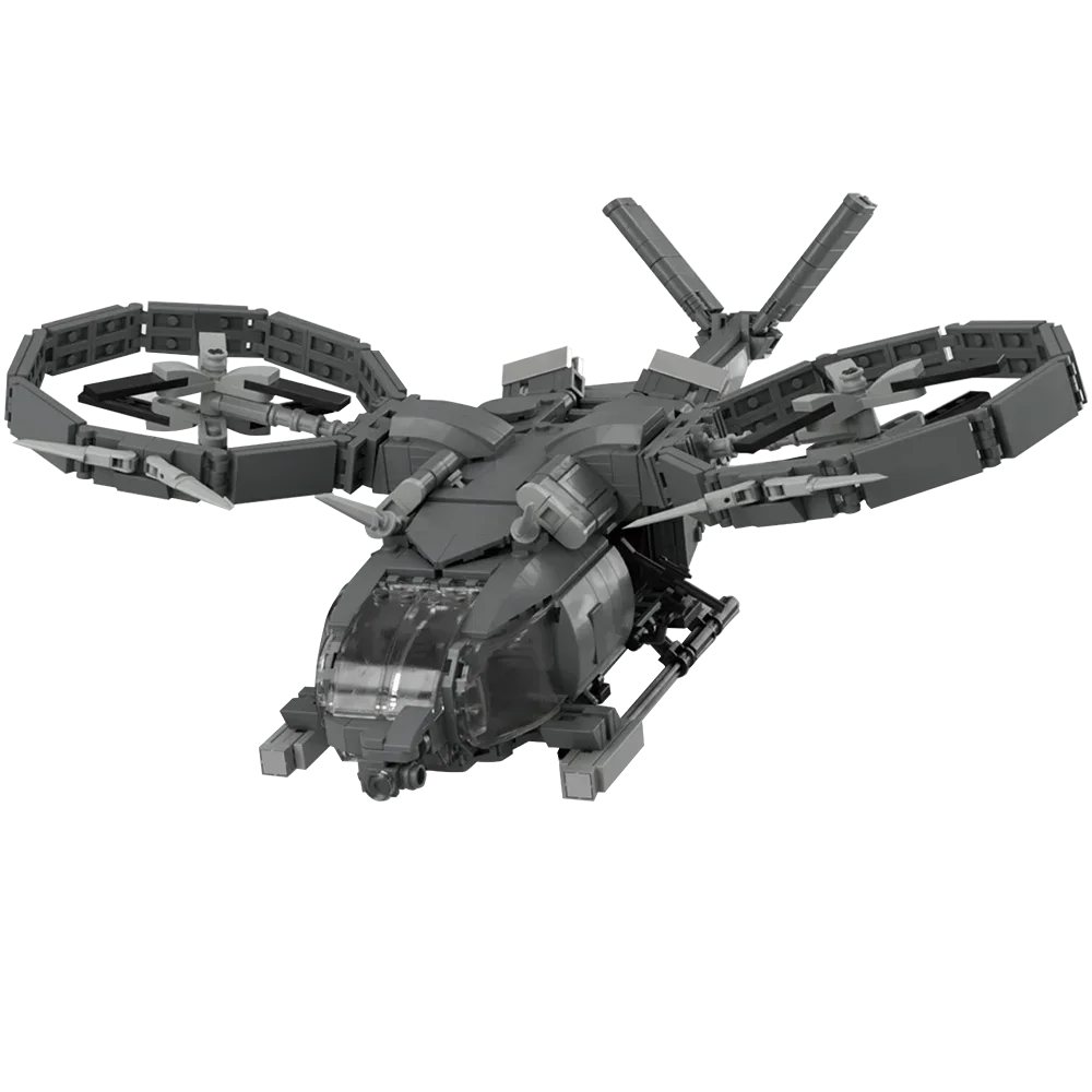 Gobricks MOC RDA SA-2 Samson Avatar Aircraft Airplane Transport Helicopter Aerospatiale Fighter Bricks Building Block Toys Gift