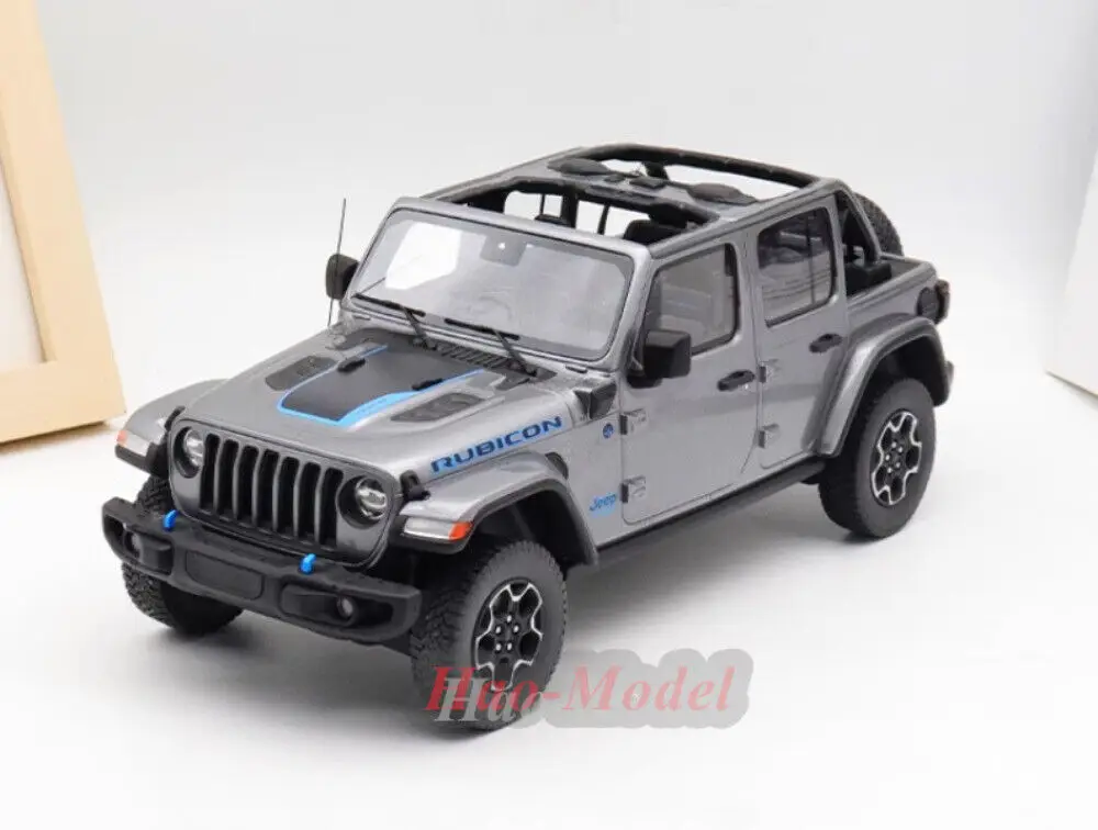 GT Spirit 1/18 For Jeep Wrangler 4X4 2022 Resin Diecast Model Car Toys Boys Birthday Gifts Hobby Display Collection Simulation