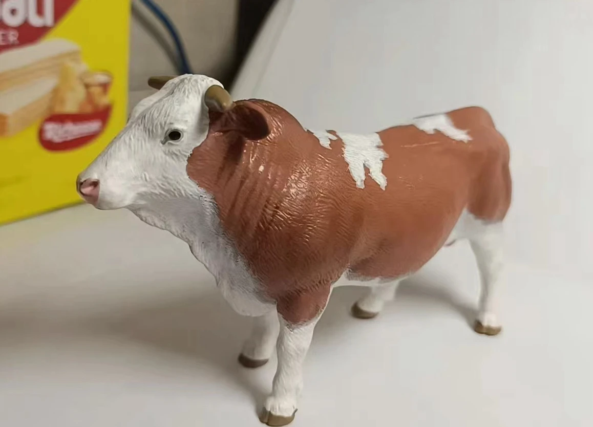 

pvc figure model toy Simmental cattle cow