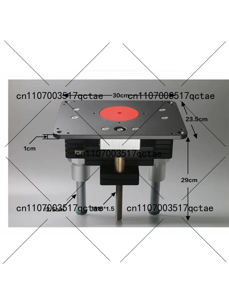 Heavy Duty Aluminum Wood Router Lift Elevator 107-80mm Router Insert Plate Woodworking Machine Tools for Precision Cutting