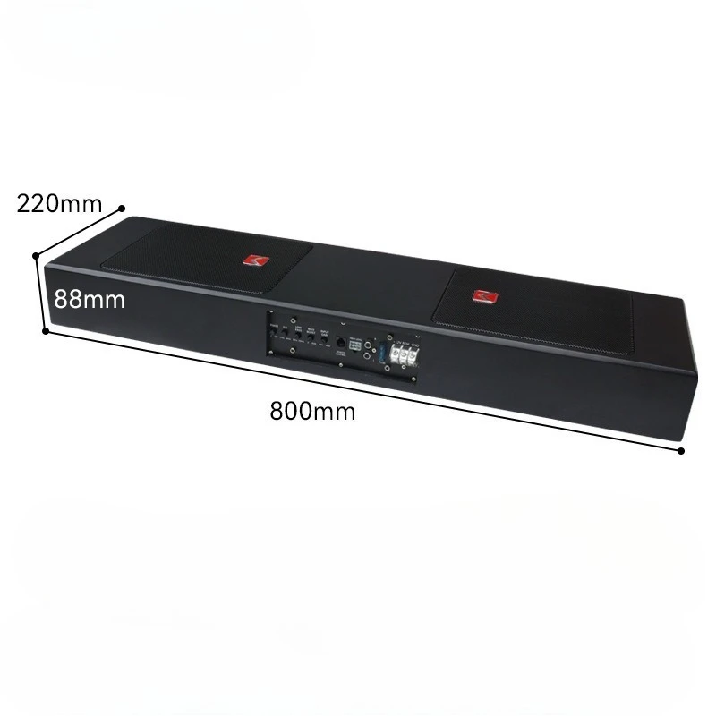 800W Active Ultra-Thin Car Subwoofer 6×9 Inch High Power Dual Speaker Vehicle Audio Modification Bass Amplifier