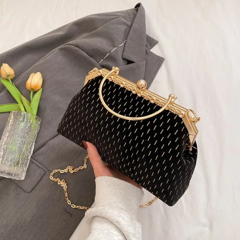 

Ladies Shoulder Bag Versatile Crossbody Bag Retro Maillard Style For Commuting Travel Work