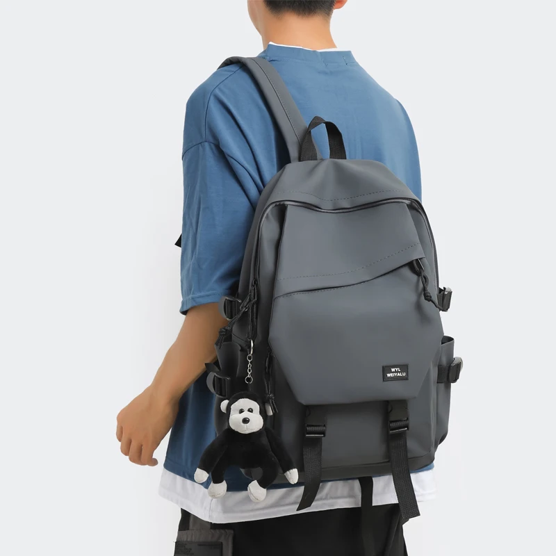 Universal Student Schoolbag para homens e mulheres, grande capacidade, bolsa de ombro, bolsa de viagem ao ar livre, estudantes universitários, moda