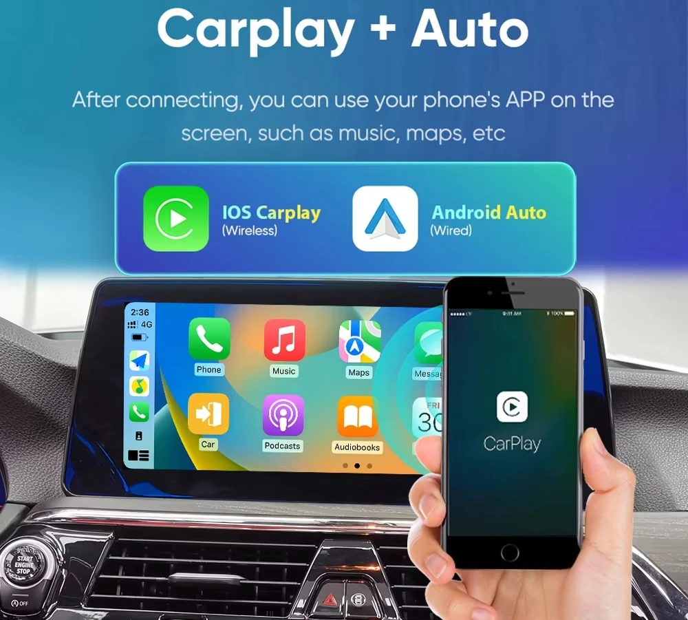 Car Radio for 5 Series 5 Series 2015-2017 Car Android Navigation Touch Screen Carplay Car Multimedia Player Head Unit