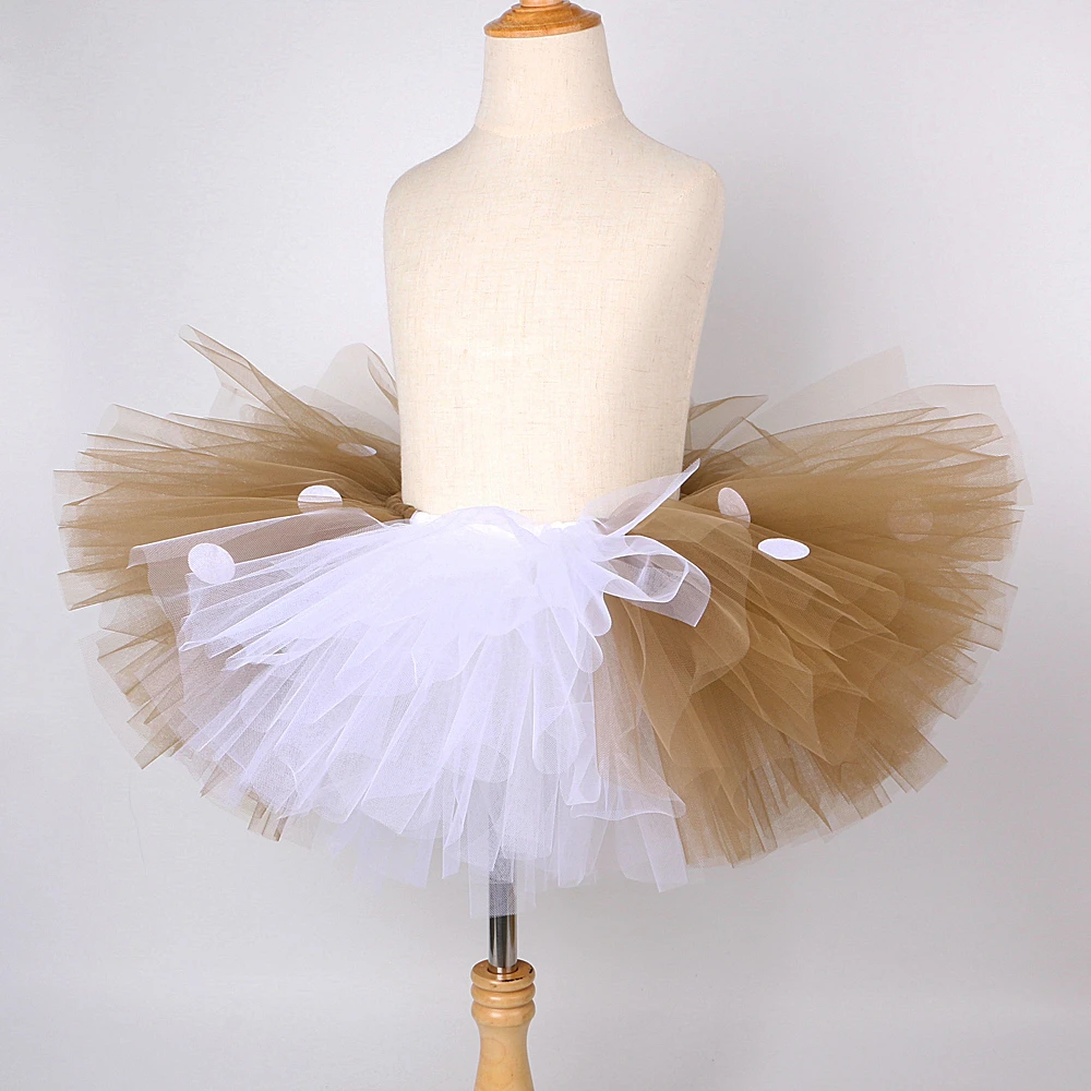 Baby Girls Christmas Deer Tutu Skirt for Kids New Years Reindeer Costumes Bambii Tulle Skirt Outfit Children Xmas Carnival Tutus