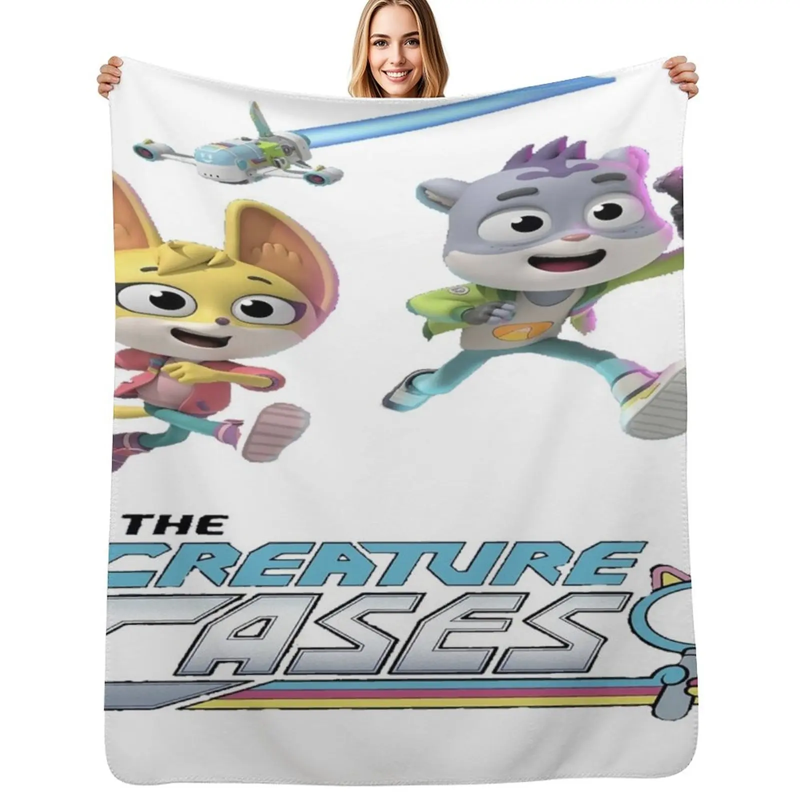 

the creature cases Throw Blanket Plush Fuzzy Cozy Blanket for Couch Sofa