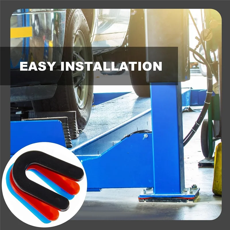 【Flash Sale】60 Pcs Auto Liftinstallation Leveling Shim Kit 2 Post 4 Post Lift Shims For Surfacemount Automotive Car Repair