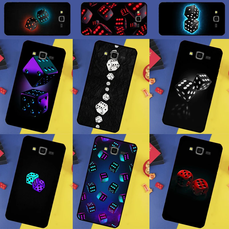 Dice Art Phone Case For Samsung Galaxy J3 J5 J7 2017 J1 A3 A5 2016 J6 J4 Plus J8 A6 A7 A8 A9 2018