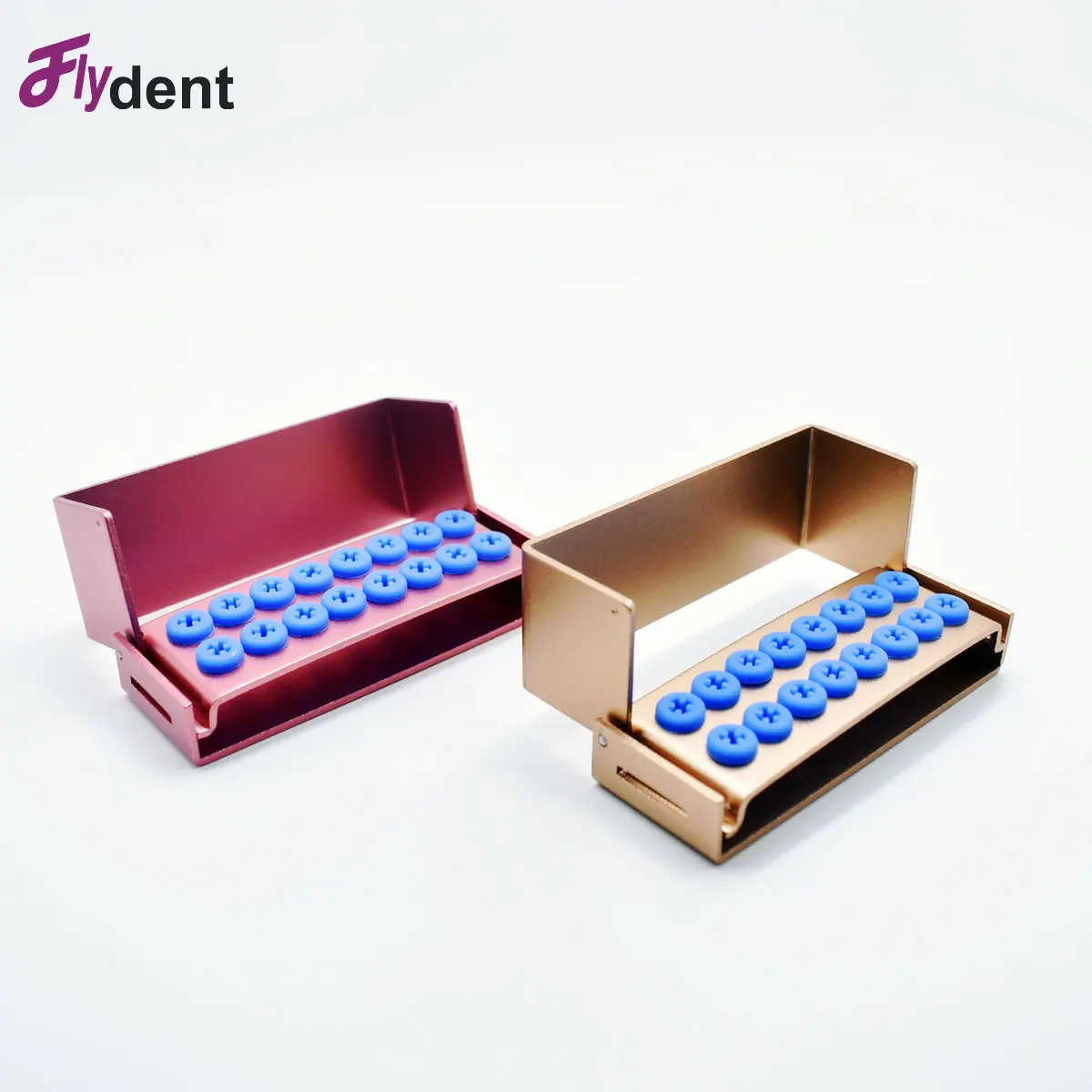 16 Holes Dental Bur Holder Autoclave Sterilizer Case Disinfection Holder Stander Dentist Tool