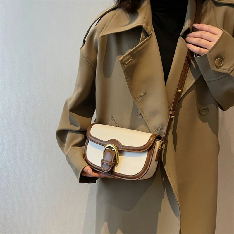 

High-End Luxury Brand Leather Women's Crossbody Bag Famous Designer Popular Classic Elegant Trim Elegant Vintage Bag​