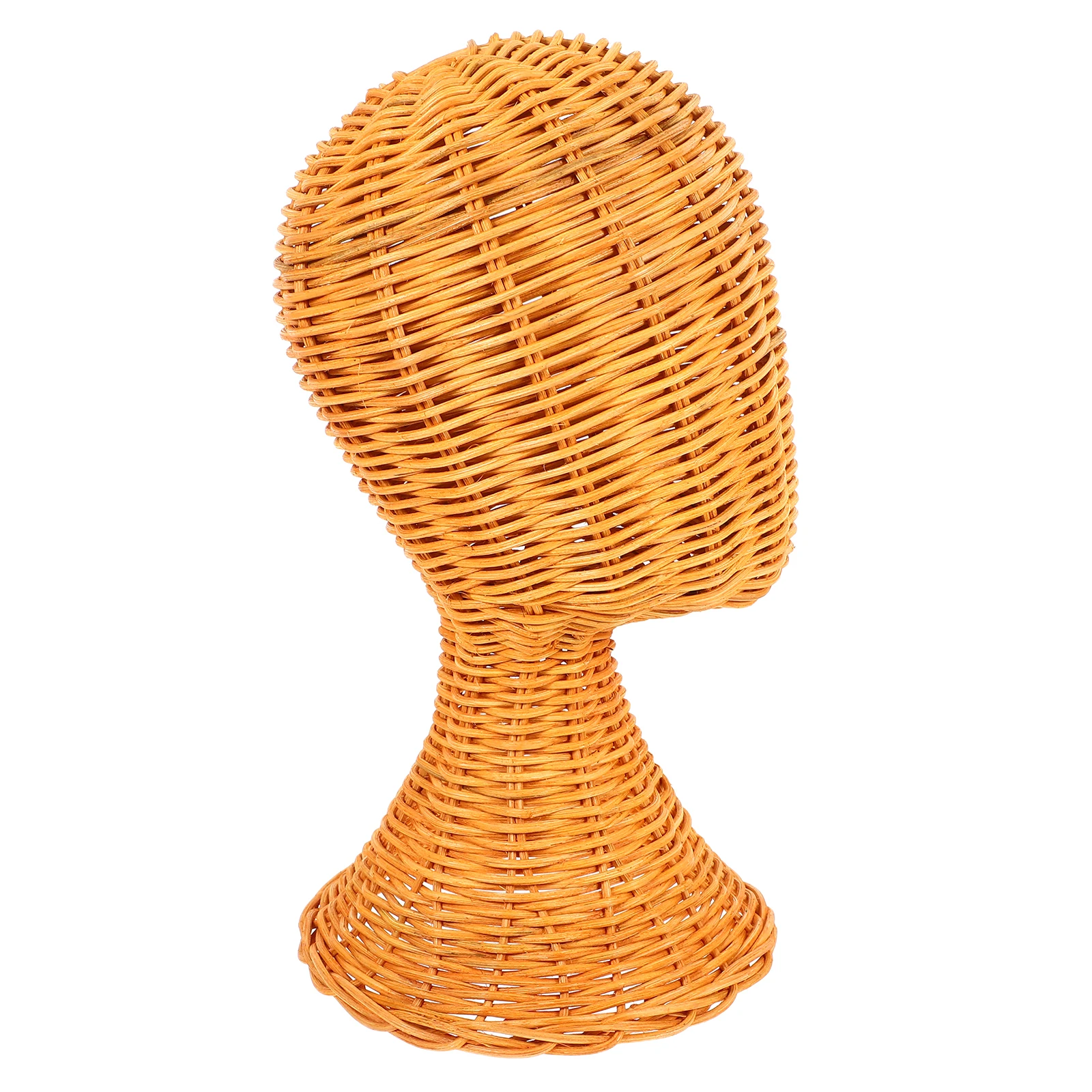 

Rattan Hat Display Stand Photography Holder for Travel Heads Hats Carrier Mannequin