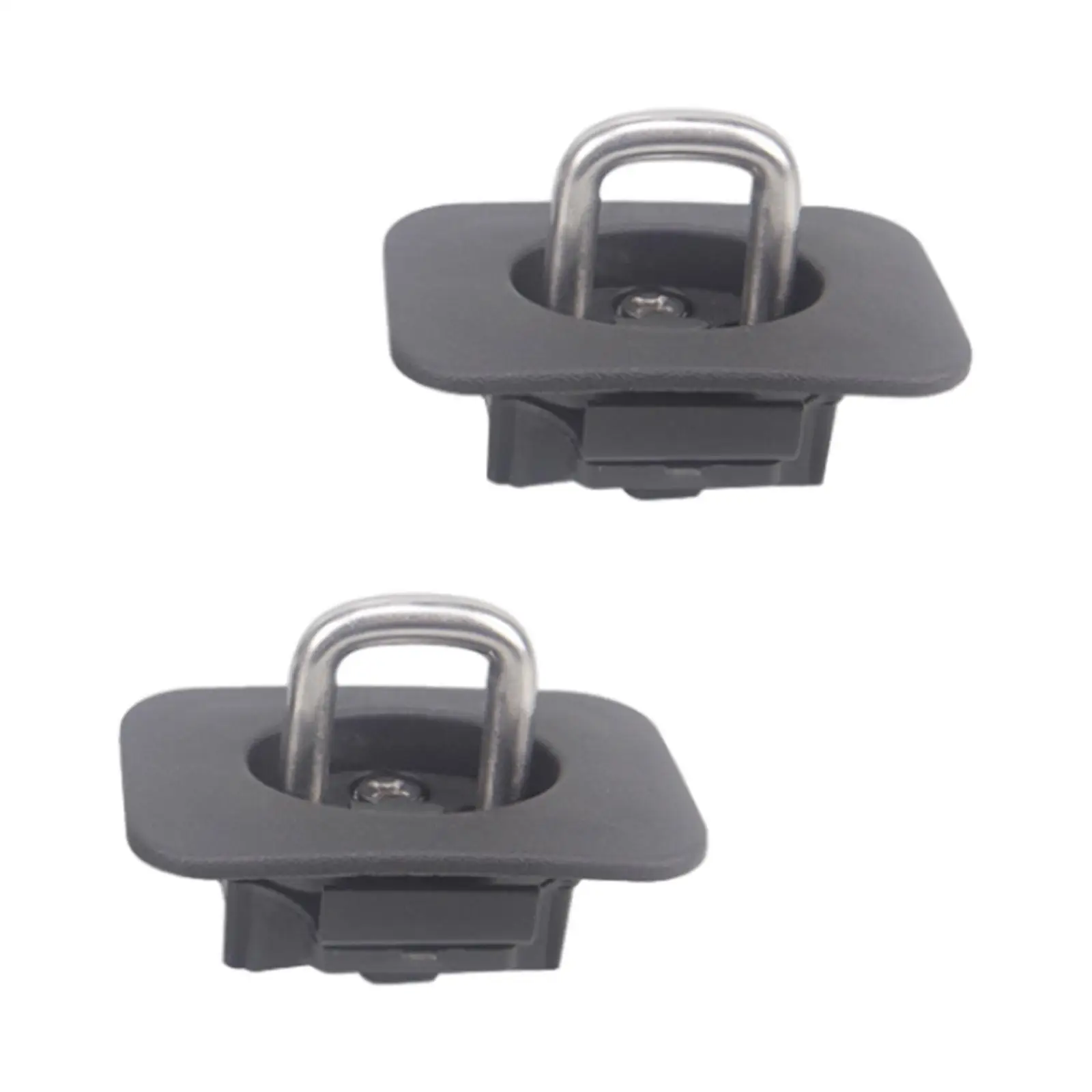 Truck Bed Tie Down Anchors Stainless Steel D Ring Fastener Hooks for Ford F150 Super Duty Hauling Camping