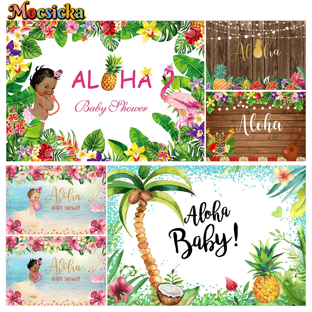 

Mocsicka Hawaii Photography Backgrounds Summer Beach Seaside Children Birthday Holiday Baby Shower Custom Portrait Backgrounds