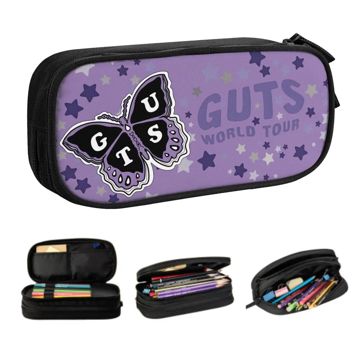 

Пенал на заказ O-Olivias для мальчиков и девочек, большая вместимость, стиль Y2k, концертная винтажная сумка для ручек, школьные принадлежности