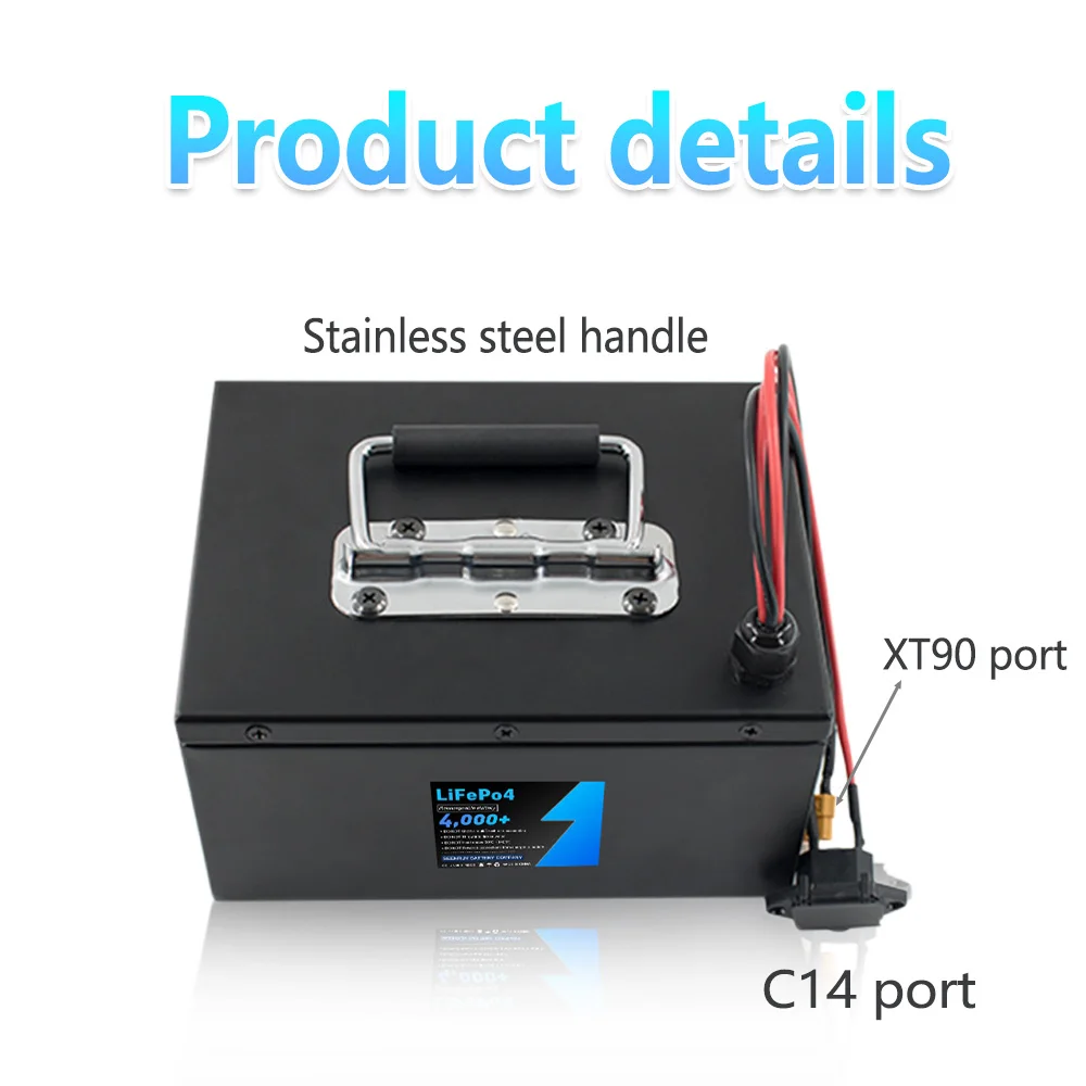 72V 30Ah lifepo4 With Charger Built in 30A BMS Lithium Iron Phosphate Battery Perfect For Electric Motorcycle Electric tricycle