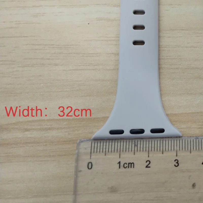 Dünnes Silikonarmband für Apple Watch Band Ultra 2 1 49 mm 40 44 45 mm 41 mm 42 mm 46 mm Armband für IWatch Serie 3 4 5 6 SE 7 8 9 10 – Detail 1