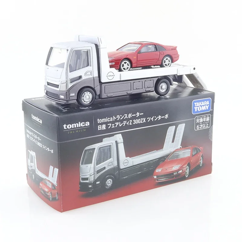 Takara Tomy Tomica Premium Transporter Nissan Fairlady Z 300ZX Twin Turbo 1/62 Die-casting Automotive Model Ornaments Cas Toys