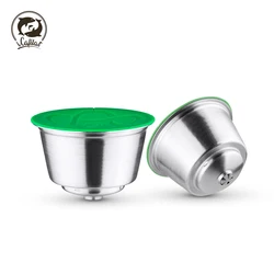 icafilas Coffee Capsula For Dolce Gusto Mini Me Reusable Coffee Capsule piccolo xs Pods Stainless Steel Crema Filters