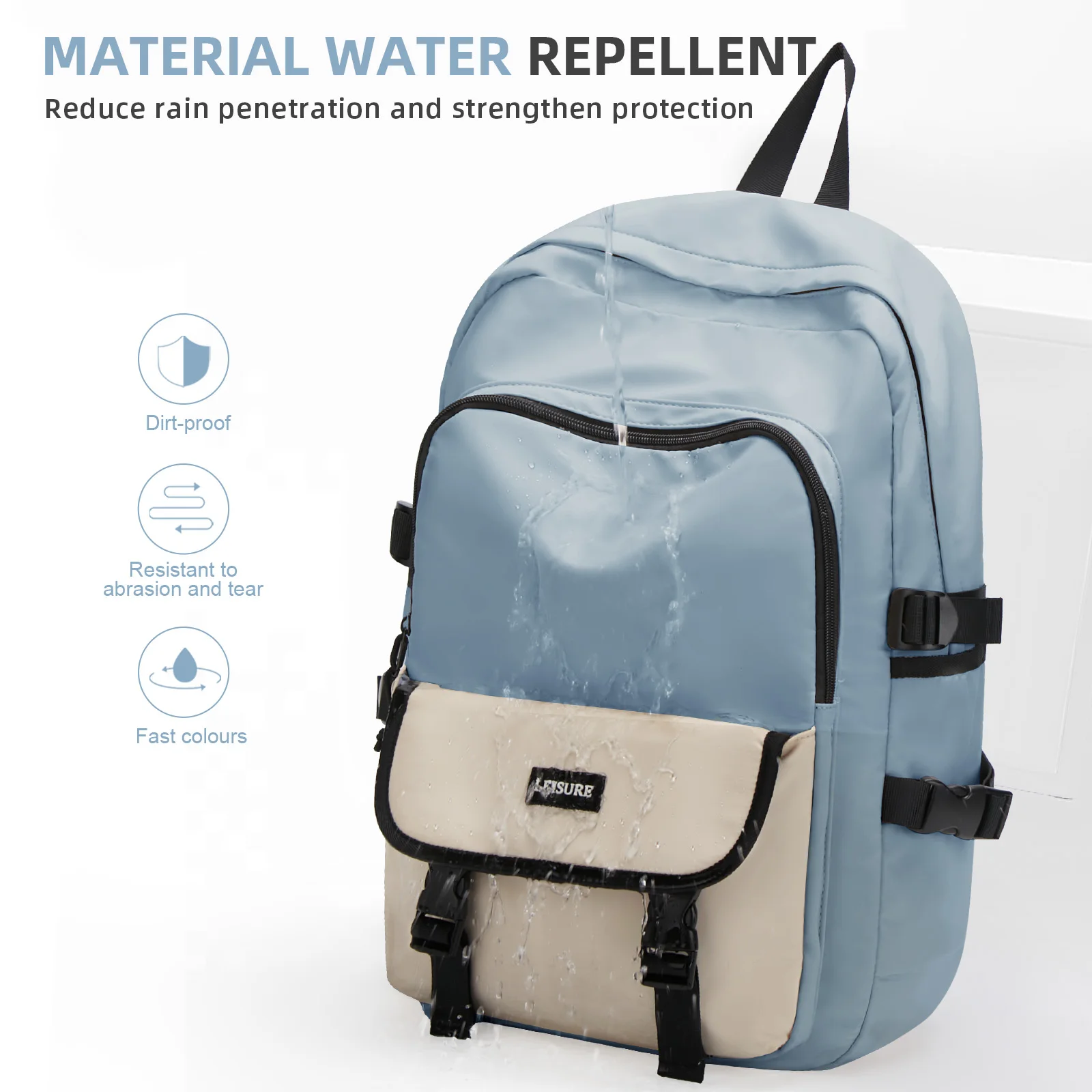 

Middle Teens Girls School Backpack, Large Capacity Lightweight Boy Casual Schoolbag, College Student Laptop Bag, Travel Backpack