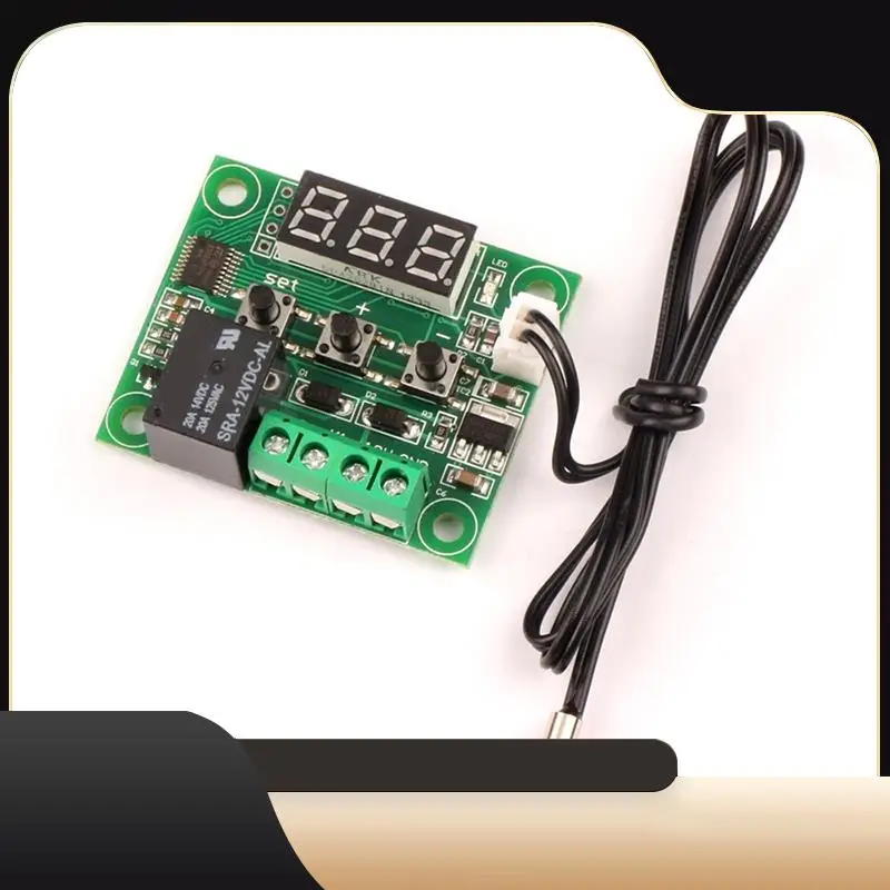 

10 PCS W1209 DC 12V Red Heat Cool Temp Thermostat Temperature Control Switch Temperature Controller-T44C