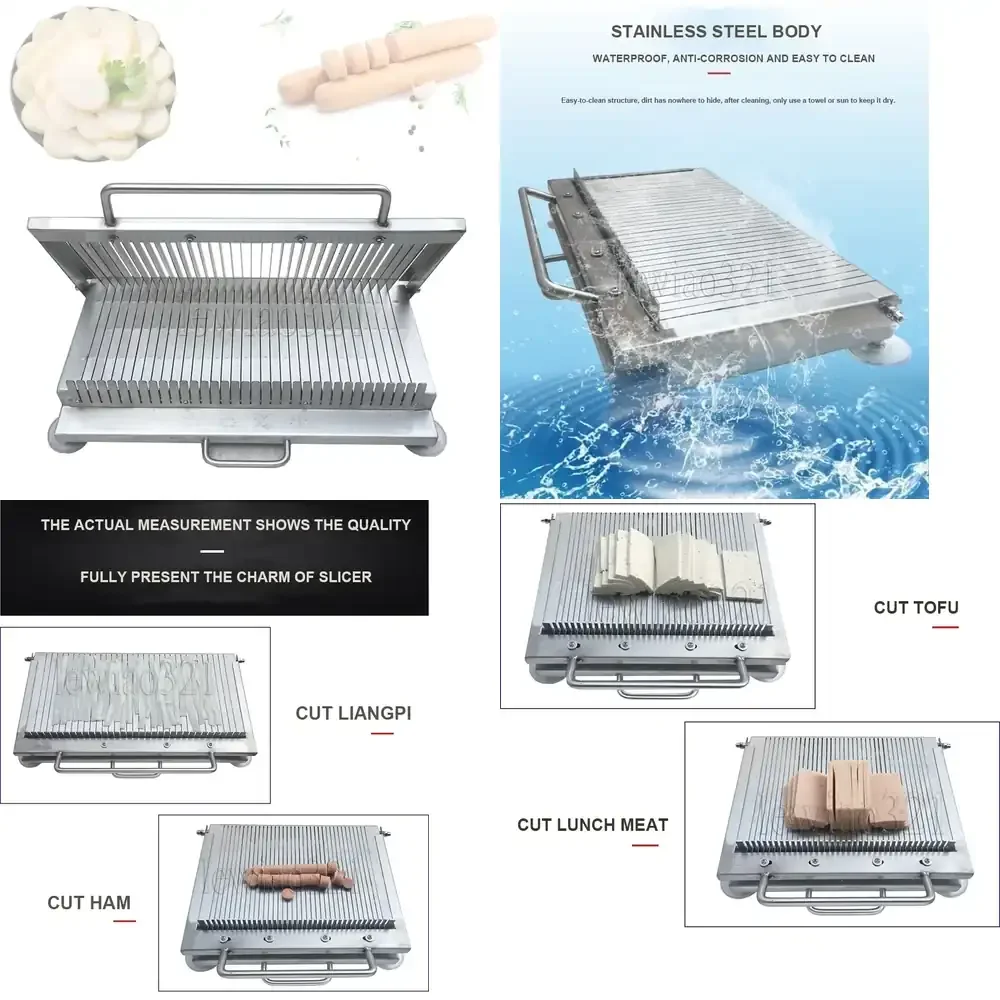 

Горячая новинка: Слайсер для консервированного мяса и фруктов из усиленной нержавеющей стали (12,5 см) – для бананов, вареных фруктов и консервов