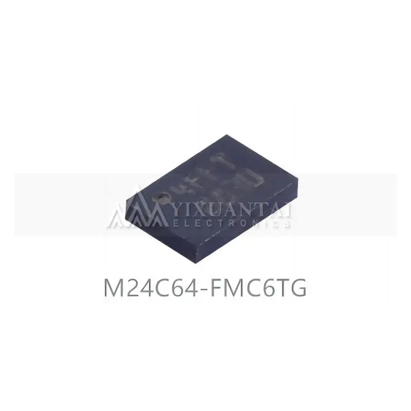 10pcs/Lot M24C64-FMC6TG  Marking 4FFT  IC EEPROM 64KBIT I2C 8UFDFPN  New