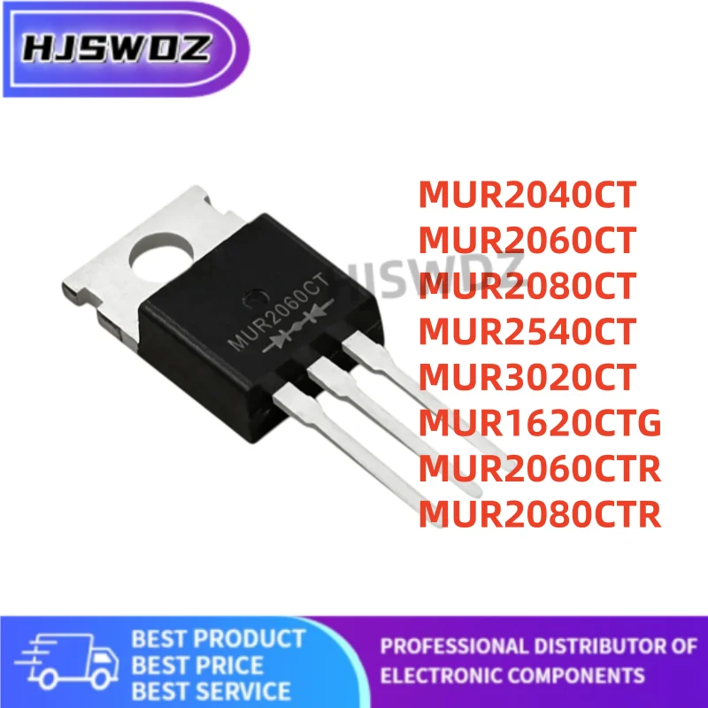 10PCS New MUR3020CT MUR2080CT MUR1620CTG MUR2080CTR MUR2060CT MUR2540CT MUR2060CTR MUR2040CT TO-220 MOS
